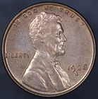 1938 S LINCOLN CENT BU FROM AN ORIGINAL ROLL-LOT 5543