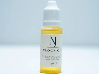 PRECISION Hochwertiges Priory Clock Öl mit Präzisionsdüse - 15ml - Kostenloser P&P UK-Verkäufer