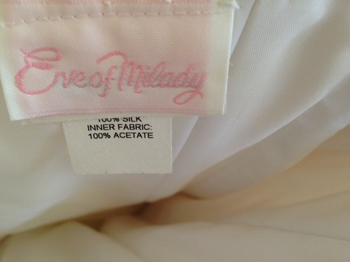 NWT Eve of Milady Silk Wedding Dress with embroidery and beading Size 6 - Picture 7 of 10