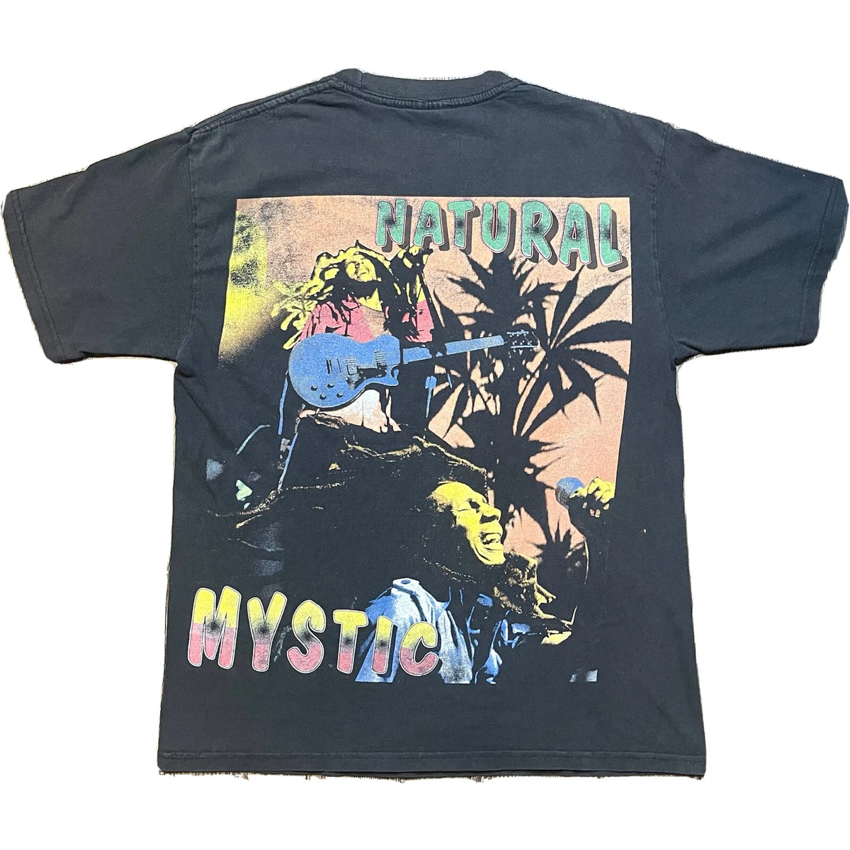 Vintage 90s Bob Marley Natural Mystic Rap Tee Shirt