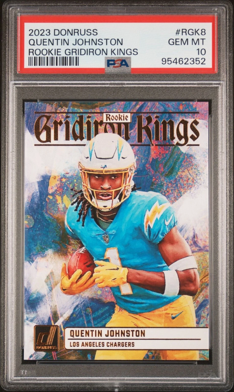 Quentin Johnston Panini Donruss Rookie Gridiron Kings #RGK8 Base