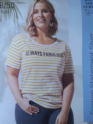 Rock Your Curves, DAMEN Statement Shirt  52/54  MAßEN BEACHTEN!!
