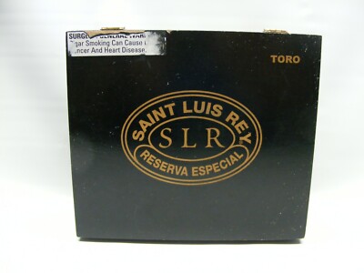 Saint Luis Rey Wooded Cigar Box SLR Reserva Especial Toro Black Latch