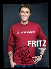 Fritz Pinter  Autogrammkarte Original Signiert Biathlon + A 211204