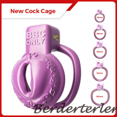 New 3D Printed Lightweight Sissy Cage Small Male Chastity Devices Lock Ring