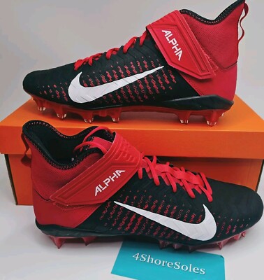 Nike Alpha Menace Pro 2 Mid Football Cleat Red Black BV3945-600 Men\'s Size 14.5 Amazon.com | Nike Men main image 2