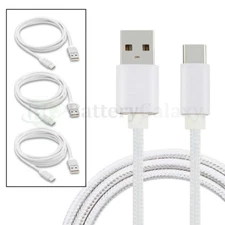 1-100 Lot USB Type C Fast Rapid Data Charger Cable Cord for Android Cell Phone