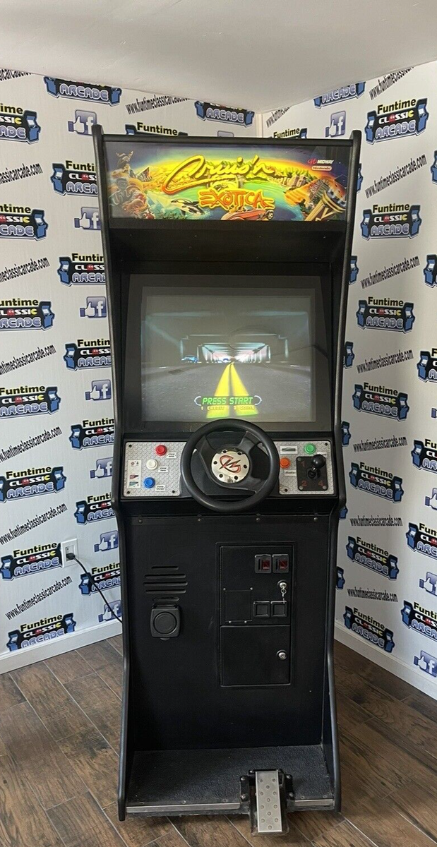 Cruisn Exotica Arcade Upright Driving Racing Video Game Machine | eBay