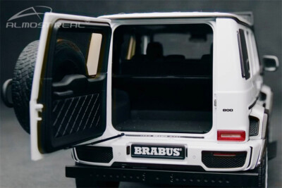 Modèle Réduit 1/18 Brabus 800 G-Class G 63 4X4² 2023 - Noir Obsidien, Métal, Marque AR, Neuf