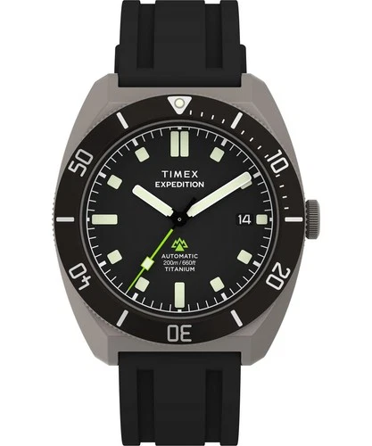 Timex Black Mens Analogue Watch Expedition Pioneer TW2Y63600