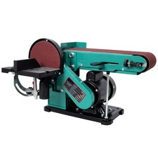 4x36 Belt Sander 6in Disc Sander Polisher Grinder, 120V, High-Torque Motor