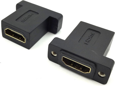 HDMI Coupler Adapter 2 Pack Gold Plated Female to Female Inline Connector