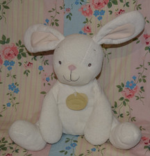 Mothercare Bunny Rabbit White Comforter Soft Toy Plush TM 06185 - 12"