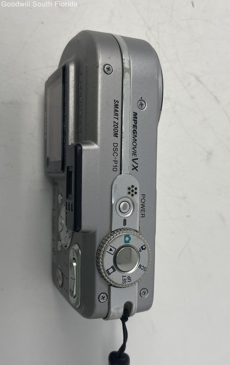 Sony Cyber-shot DSC-P10 5.0MP Digital Camera - Silver for sale