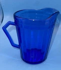 Vintage Hazel-Atlas Cobalt Blue Depression Glass Creamer Pitcher **READ”