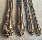 Set of 4 Vintage Sterling Silver Handle Knives 261 Gr All Marked Sterling — photo 4