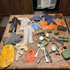 Vintage 1964 Gi Joe Clothing And Equipment Lot