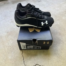 Under Armour Leadoff IV Low - 1229848-011 - Back White - Youth Size 6Y Authentic
