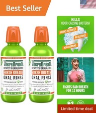 Bad Breath Mouthwash Mild Mint Alcohol-Free 16 Fl Oz 2 Pack