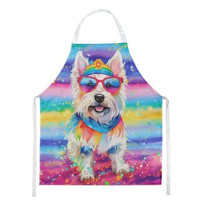 Westie Hippie Dawg Apron Cooking Kitchen Server Baking Crafts Gardening for