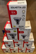 Ikea Solhetta GU10 Dimmable LED light bulbs warm white 345 Lm 3w = 50w x 10 qty