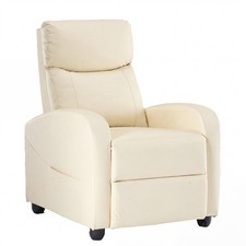 Sweetcrispy Massage Recliner 34.3"D x 26.7"W x 38.6"H With Massage , Beige