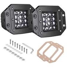 Flush Mount LED Pods, 2pcs 84W Flush Mount LED 5 Inch Flush White Spot Normal