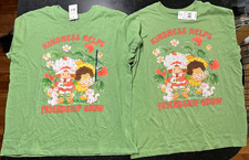 2 NEW Strawberry Shortcake T-shirts MED AND LARGE Kindness Helps Friendship Grow