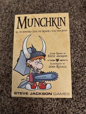 Munchkin Steve Jackson Games Card Game Dork 1st Edition, 24th Printing