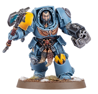 #ad Wolf Guard Terminator Power Axe #2 Bolter Storm Shield Space Wolves 40K Marines $22.90