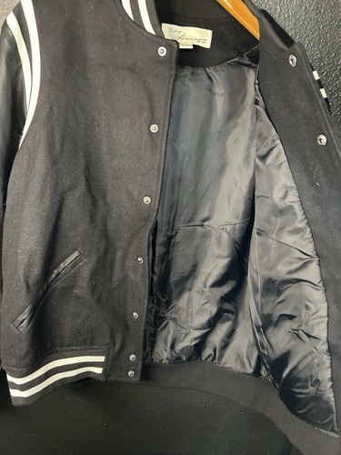 Vintage Havana Jacke Damen Gr. L schwarz Varsity Jacket Bomber - Brooklyn Champs - Bild 7 von 14