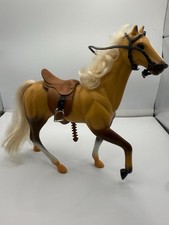 1994 Kid Kore Horse And Saddle Vintage Tan And Brown