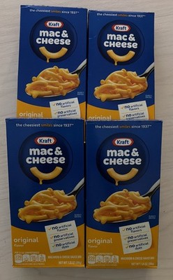 Kraft Original Flavor Macaroni and Cheese Dinner 7.25 oz ( 4Boxes ) EXP 9/2026.