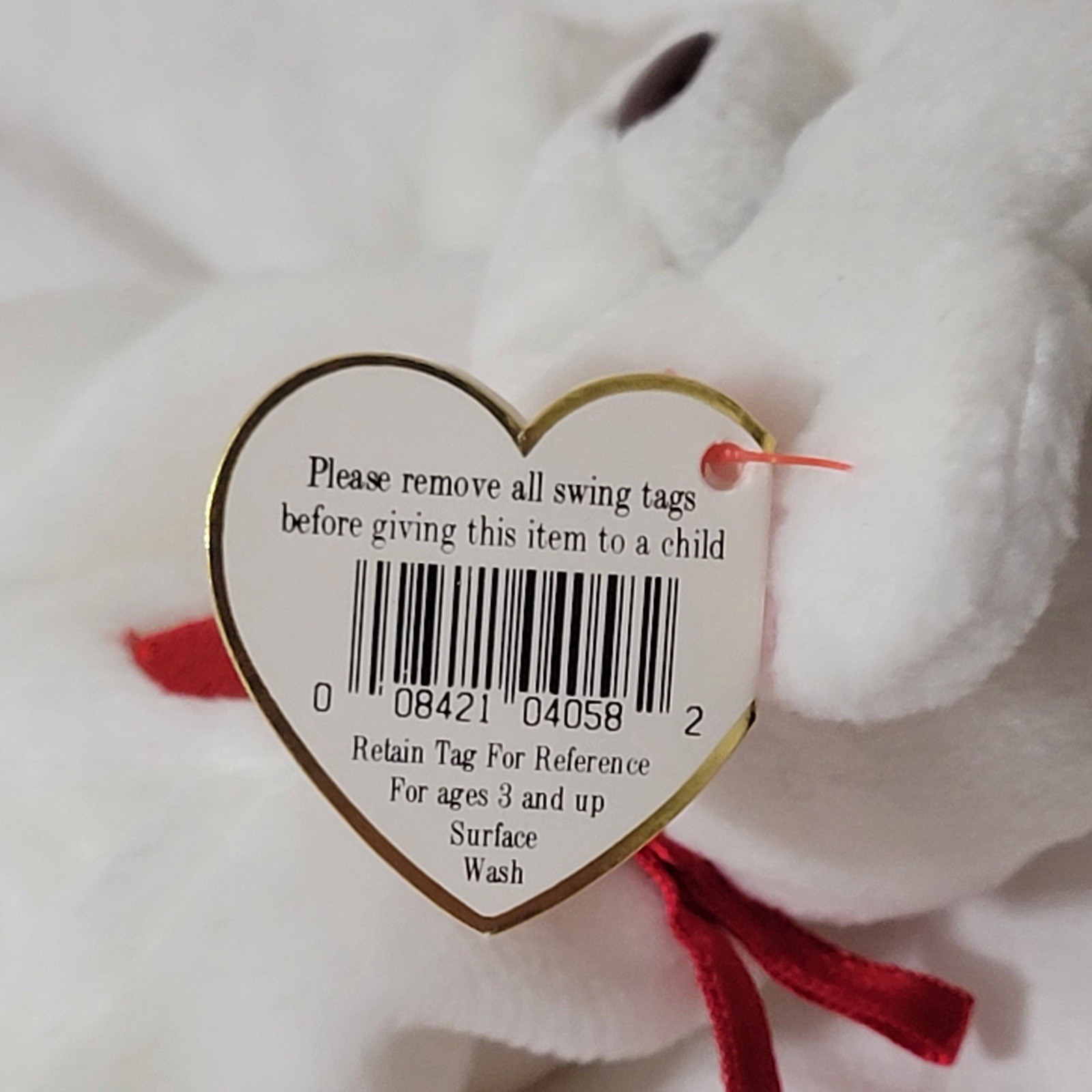 TY BEANIE BABY COMBO VALENTINO & VALENTINA Retired RARE Tag Errors See Details thumbnail 17