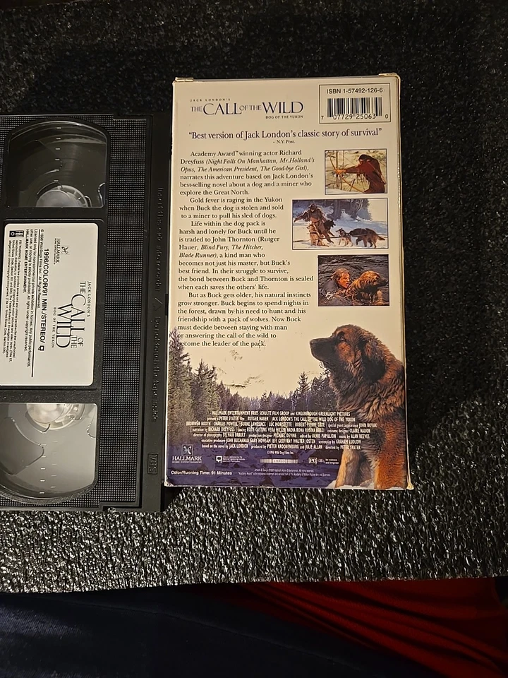 Call of the Wild, The: Dog of the Yukon (VHS, 1998) Rutger Hauer - Image 4 of 4