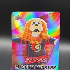Upper Deck 2025-26 MVP Mascot Stickers Spartacat MS-18 Ottawa Senators