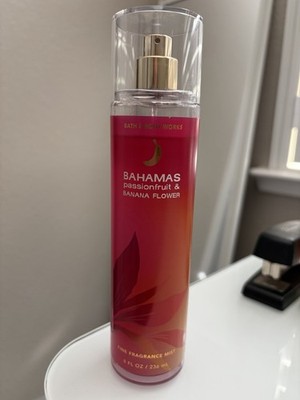 Bath & Body Works Bahamas Passionfruit Banana Flower Fragrance Mist Used 95%full