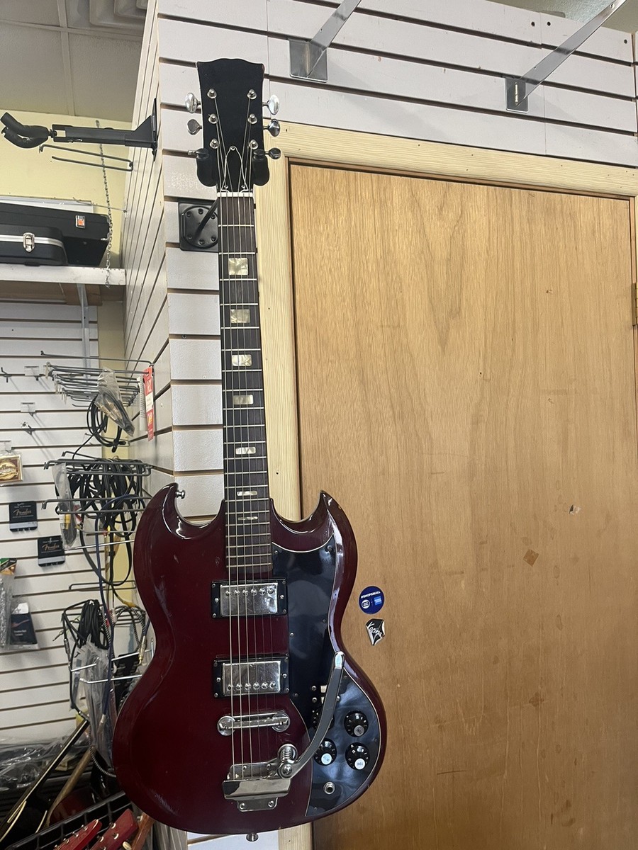 Unbranded SG Style Electric Guitar With Bigsby In Red | eBay