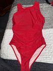 NWOT Women's Red One-Piece Swimsuit Size Medium — photo 1