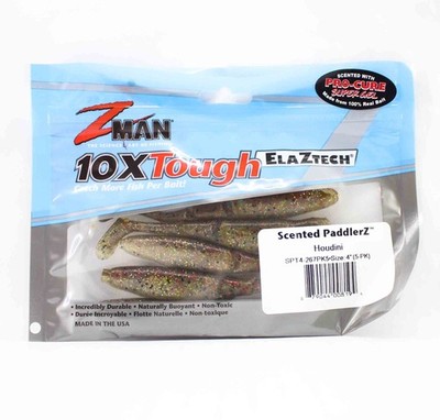 Zman Soft K�der Scented PaddlerZ 4 Zoll 5/Pack Houdini (8194)