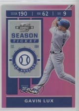 2020 Panini Chronicles Contenders Optic Pink Prizm 14/25 Gavin Lux #3 0rx3
