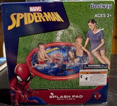 Marvel Spider-Man Splash Pad 65  Bestway Outdoor Kids Water Play Sprinkler