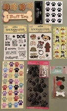 Lot of Dog Stickers! Jolee’s Boutique, AGC, Etc