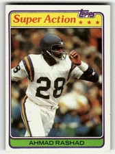 1981 Topps #457 Ahmad Rashad