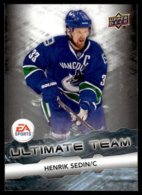 2011-12 Upper Deck EA Ultimate Team Henrik Sedin Vancouver Canucks #EA4