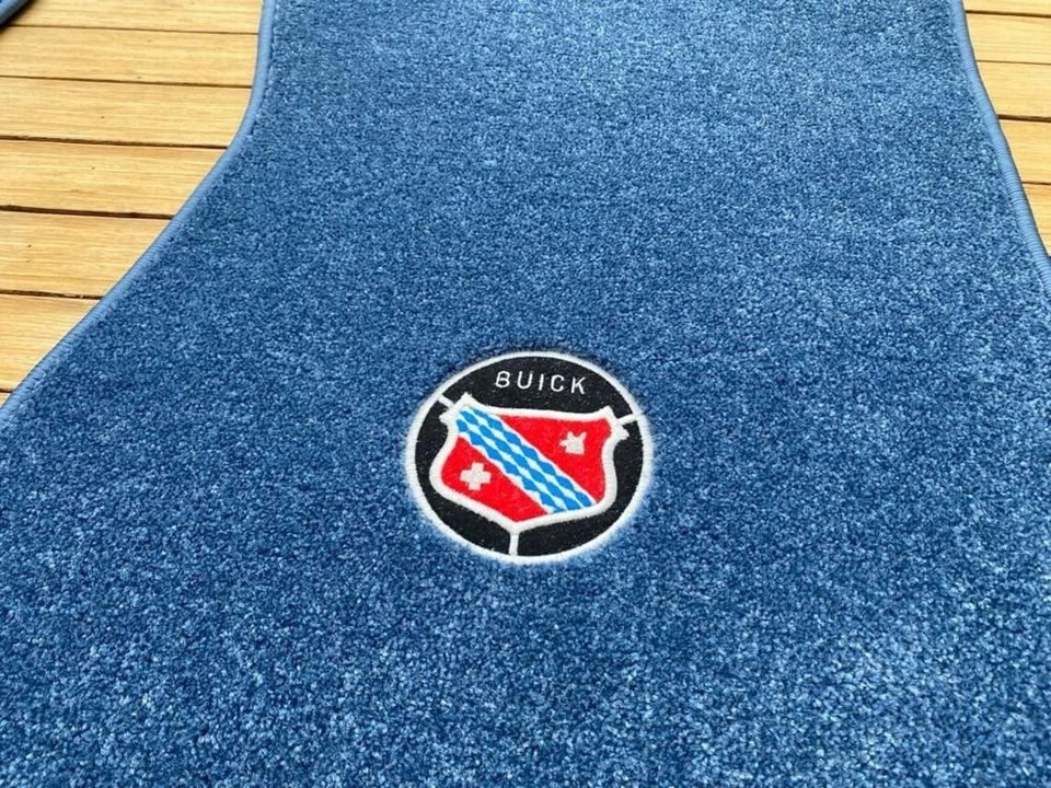 Juego de 4 alfombrillas azul aptas para Buick Century 1954-1958 Foto 2 de 3