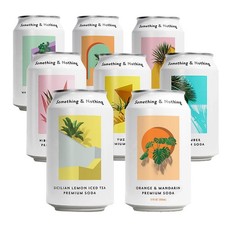 NEU!! 12 x 330 ml Something & Nothing Premium Soda Drink inkl. Pfand | 8 SORTEN!