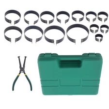 Piston Ring Compressor Tool Set 14PCS 62-145mm for Truck Auto Engine Repair Kit