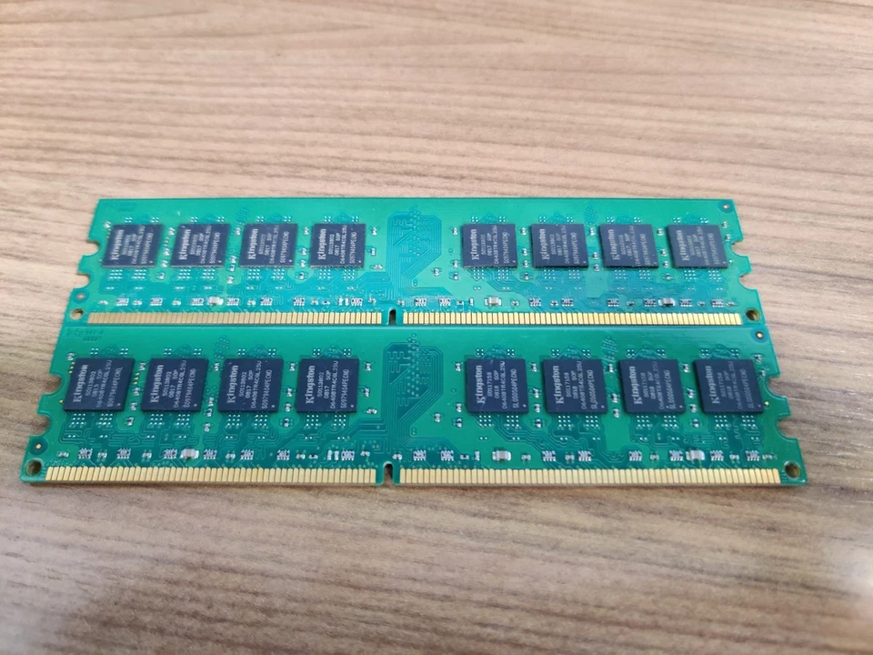2GB 2x1GB KINGSTON PC2-6400 KVR800D2N5/1G DDR2-800 DESKTOP Ram Memory Kit 240Pin - Image 4 of 4