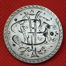 1892 Barber Half Dollar Hand Engraved Love Token